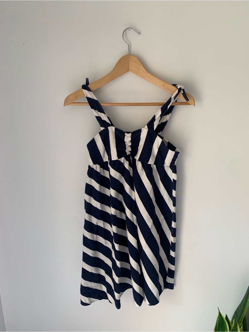 Ralph Lauren Navy and White Striped Top